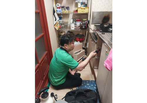 이용자 가정 환경개선 사업 방역 실시